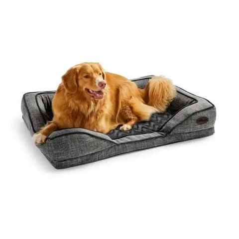 SILENTNIGHT ORTHOPAEDIC PET BED IN GREY (1 BOX)