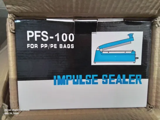 A BOX OF 5 BOXED IMPULSE SEALERS PFS-100