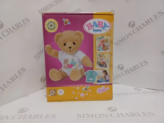 BOXED BABY BORN BEAR WHITE RRP £29.99