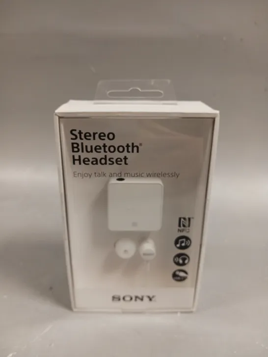 BOXED SONY STEREO BLUETOOTH HEADSET 