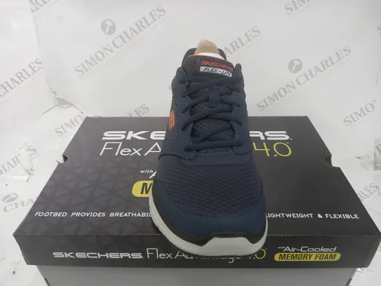 SKETCHERS MENS FLEX TRAINER NAVY SIZE 10UK (MENS)