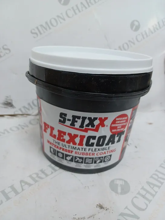 TUB OF APPROX 2KG SFIXX FLEXI COAT LIQUID RUBBER