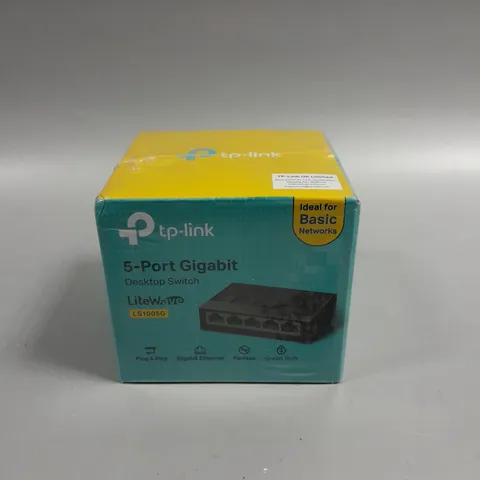 BOXED SEALED TP-LINK 5 PORT GIGABIT DESKTOP SWITCH 