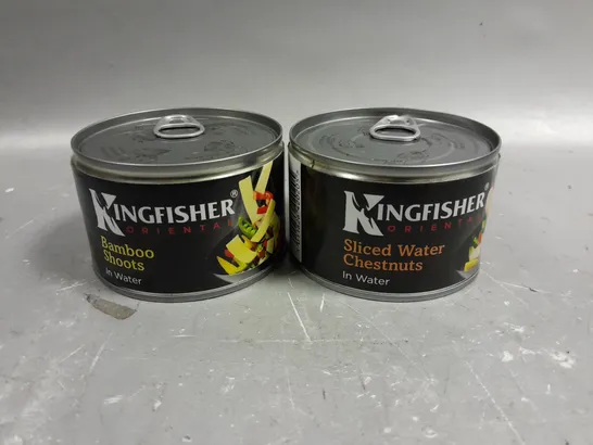 APPROXIAMTELY 20 KINGFISHER BAMBOO SHOOTS & WATER CHESTNUT TINS - COLLECTION ONLY 