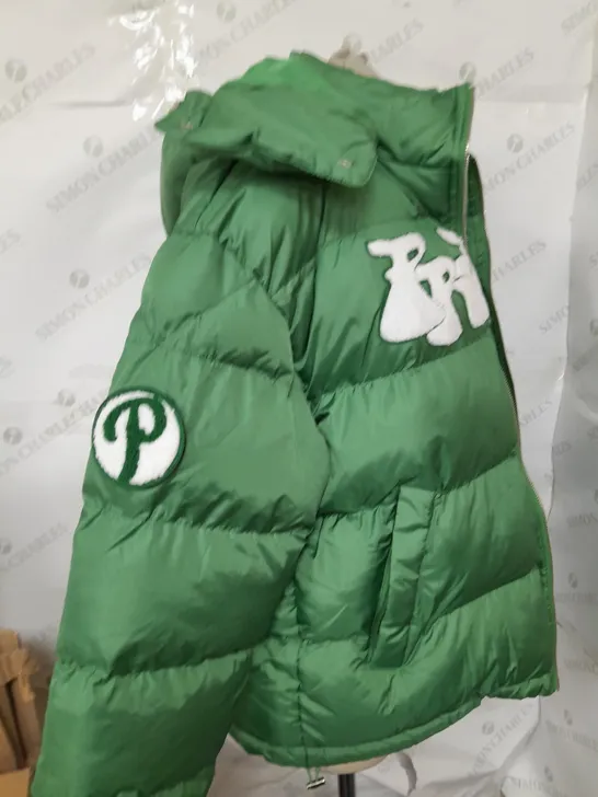 PUFFA LIME GREEN BUBBLE COAT SIZE UNSPECIFIED 