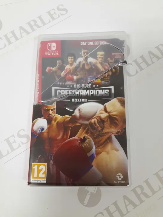 NINTENDO SWITCH BIG RUMBLE CREED CHAMPIONS BOXING