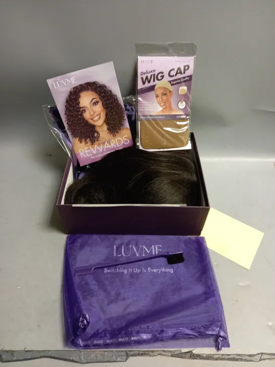 BOXED LUVME DARK BROWN WIG