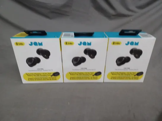 SET OF 3 JAM AUDIO TRULY WIRELESS EARPHONES