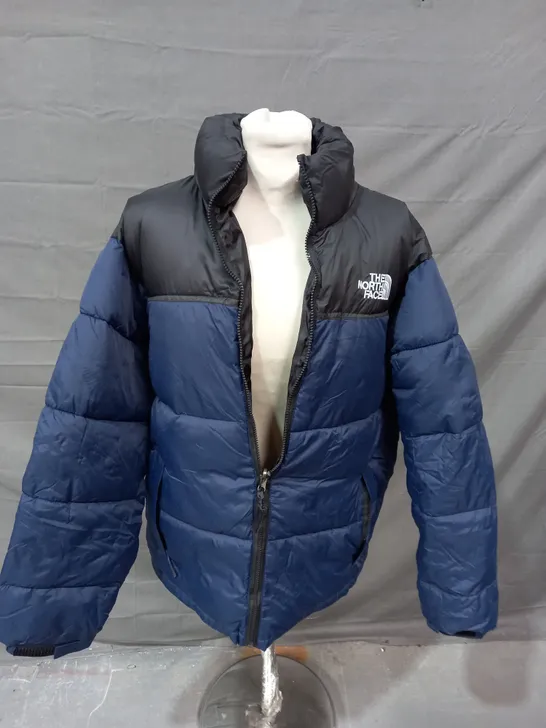 THE NORTH FACE PADDED JACKET IN NAVY & BLACK - XL