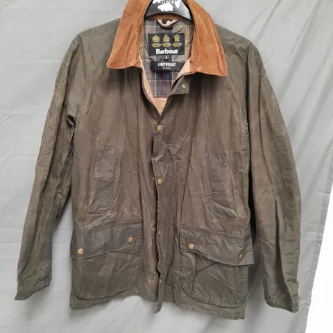 BARBOUR WAX JACKET BROWN SIZE SMALL