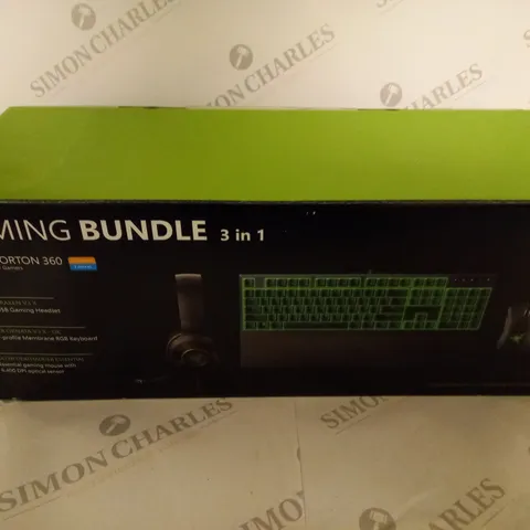 BRAND NEW BOXED GAMING BUNDLE 3 IN 1 TO INCLUDE RAZER KRAKEN V3 X WIRED USB GAMING HEADSET, RAZER ORNATA V3 X LOW PROFILE MEMBRANE  RGB KEYBOARD AND RAZOR DEATHADDER ESSENTIAL GAMING MOUSE