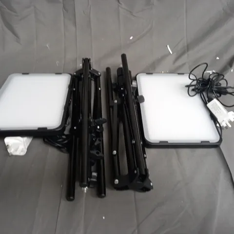 SET OF 2 LIGHTS WITH TRI-PODS
