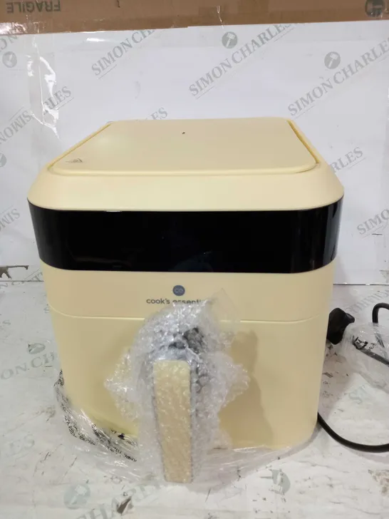 COOKS ESSENTIALS AIR FRYER IN YELLOW