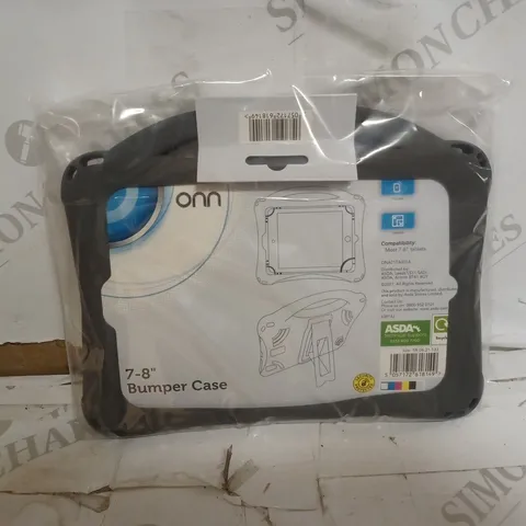 LOT OF 10 BRAND NEW BOXES OF 4 ONN 7-8" BUMPER CASES (40 PER LOT)