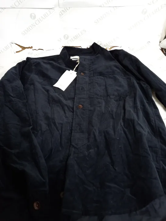 TOAST NAVY CORD OVERSHIRT - MEDIUM