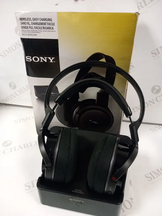 BOXED SONY WIRELESS STEREO HEADPHONE SYSTEM MDR-RF855RK