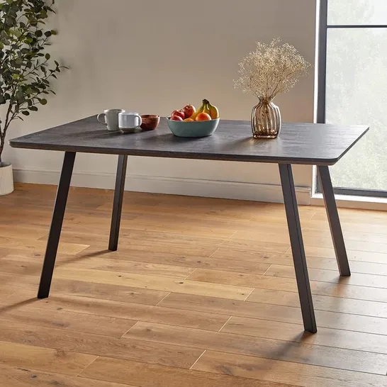 BOXED 150cm IRON DINING TABLE (BOX 2 OF 2 ONLY - TOP)