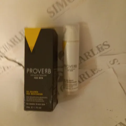 BOXED PROVERB OIL BALANCE PRO MOISTURISER FOR MEN