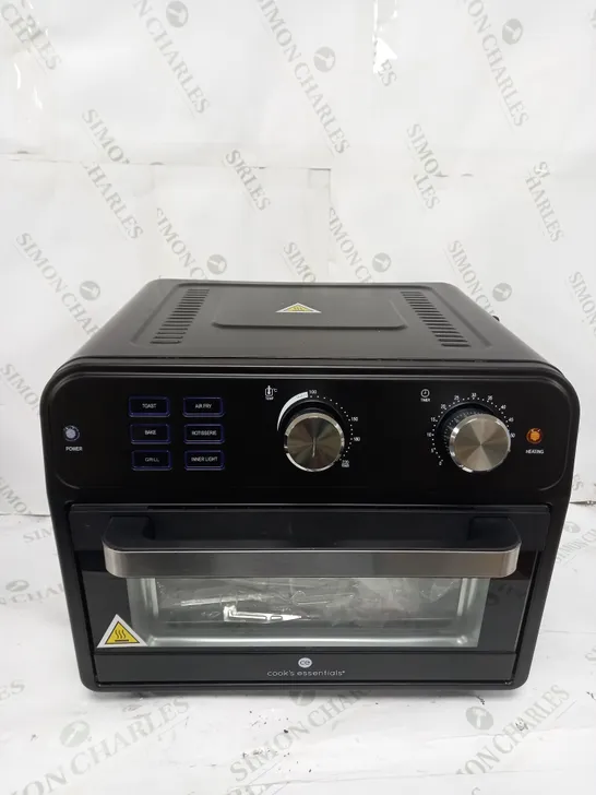 BOXED COOK'S ESSENTIAL 21-LITRE AIRFRYER OVEN IN BLACK