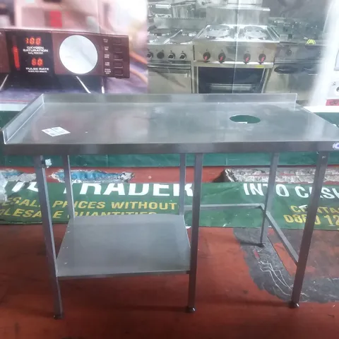 STAINLESS STEEL METAL PREP TABLE