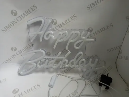 SIGNSHIP `HAPPY BIRTHDAY` NEON MOOD LIGHT