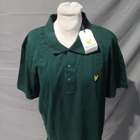 LYLE AND SCOTT PLAIN POLO SHIRT SIZE XL