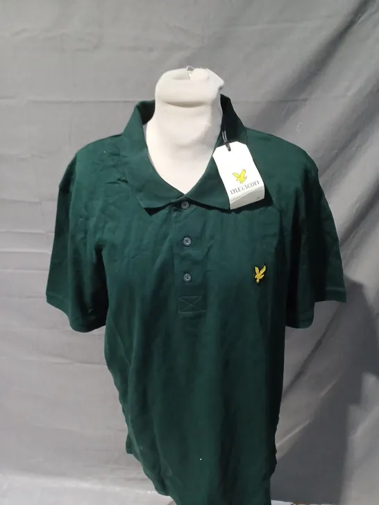 LYLE AND SCOTT PLAIN POLO SHIRT SIZE XL