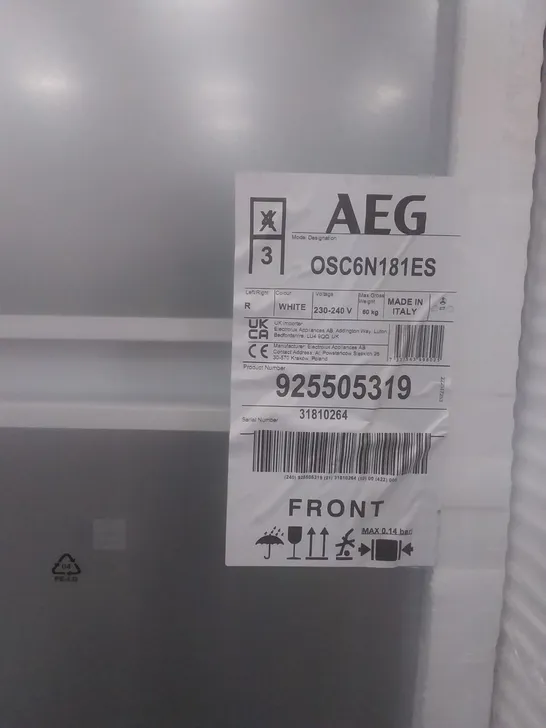 AEG OSC6N181ES FRIDGE FREEZER RRP £834.00