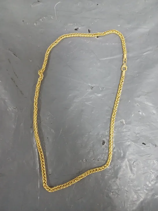 LOVE GOLD 9CT YELLOW GOLD LIGHTWEIGHT ROPE CHAIN RRP £300