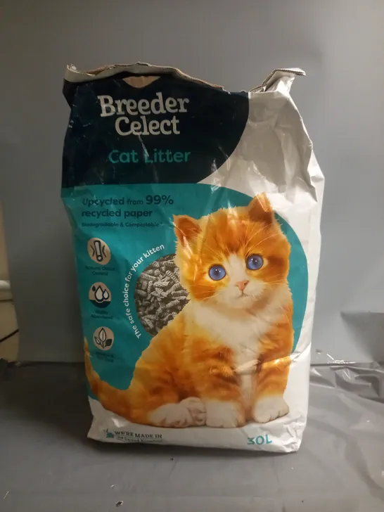 SEALED BREEDER SELECT CAT LITTER - 30L - COLLECTION ONLY 