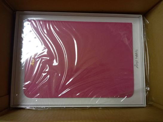 BOX OF APPROX 8 SEALED HAPPY PLUGS IPAD AIR BOOK PROTECTIVE COVER - PINK