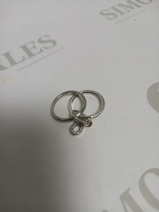 PANDORA HORSESHOE PENDANT WITH RING 