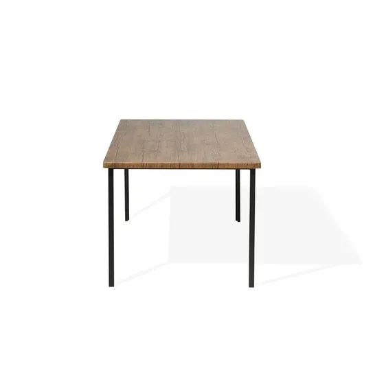 BOXED GENTRY SOLID WOOD BASE DINING TABLE 