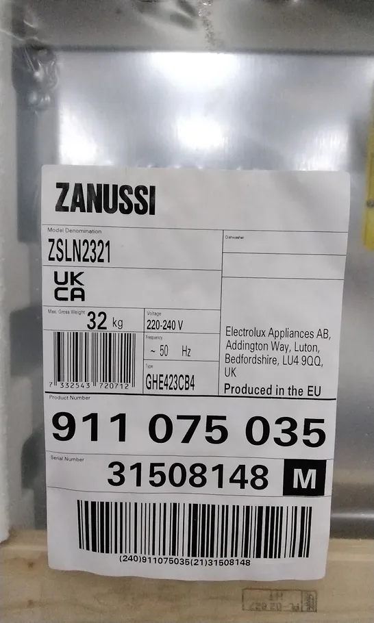 ZANUSSI GHE423CB4 DISHWASHER