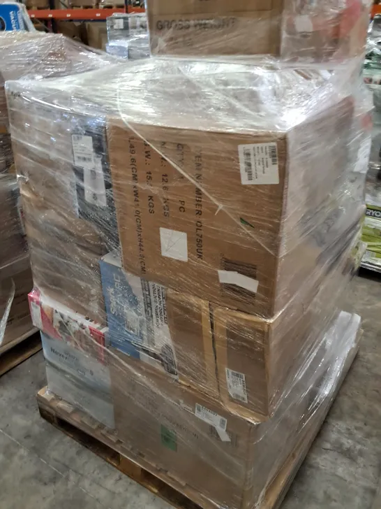 PALLET OF APPROXIMATELY 24 UNPROCESSED RAW RETURN HOUSEHOLD AND ELECTRICAL GOODS TO INCLUDE;