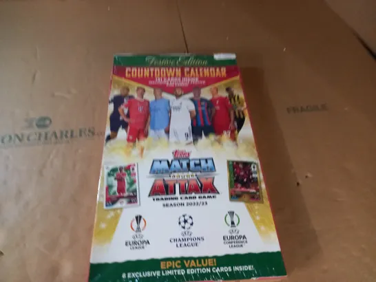 SEALED MATCH ATTAX COUTDOWN CALENDER 