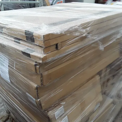 PALLET OF APPROXIMATELY 80 BRAND NEW BATHROOM LED MIRROR DOOR CABINETS