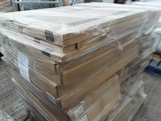 PALLET OF APPROXIMATELY 80 BRAND NEW BATHROOM LED MIRROR DOOR CABINETS