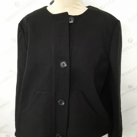 GREAT PLAINS BOMBER JACKET IN BLACK SIZE XL 
