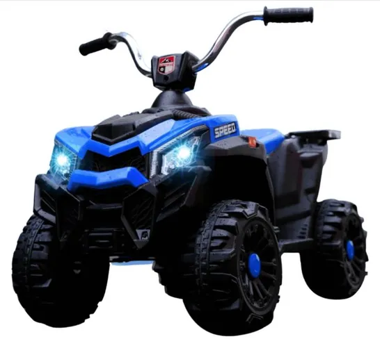 BRAND NEW BOXED MY FIRST 6V TODDLERS QUAD BIKE RIDE ON BLUE 