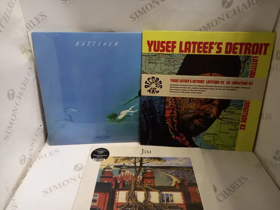 BOX OF APPROX 10 VINYLS INCLUDING YUSEF LATEEFS, BATTEAUX AND THE MILKSHAKES