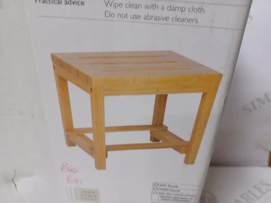 JOHN LEWIS BAMBOO STOOL