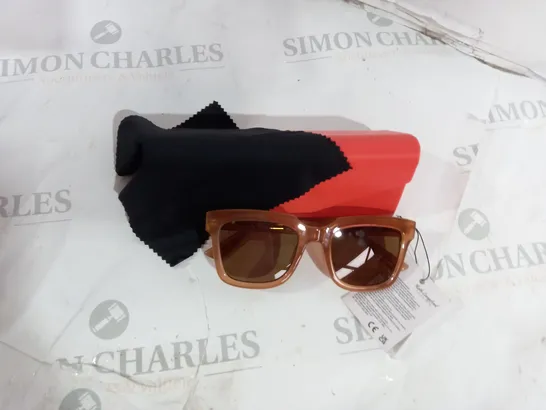 BOXED RUTH LANGSFORD SQUARE FRAME SUNGLASSES