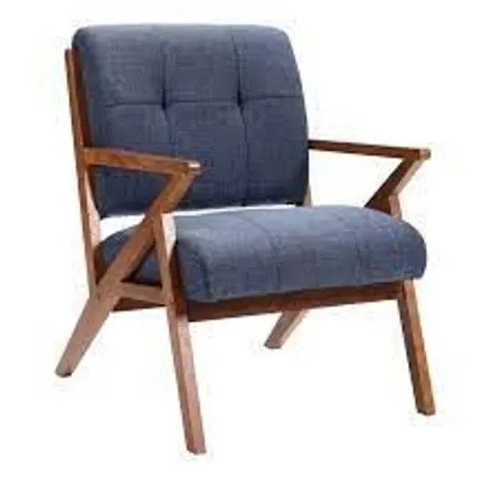 BOXED DRENNEN ARMCHAIR BLUE