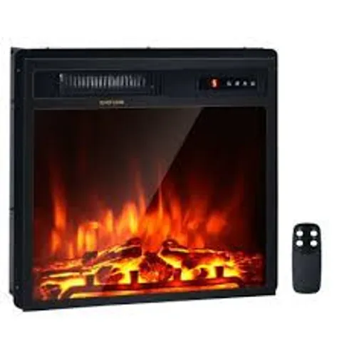 BOXED COSTWAY 18"/45CM ELECTRIC FIREPLACE 1500W WITH REMOTE CONTROL AND ADJUSTABLE FLAME (1 BOX)