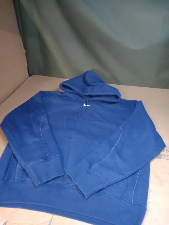 NIKE BLUE HOODIE SIZE L 