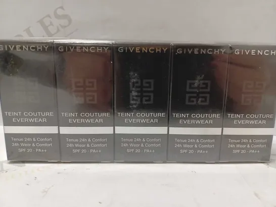 LOT OF APPROX 10 X 5ML GIVENCHY TEINT COUTURE EVERWEAR - Y210