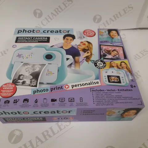 BOXED PHOTO CREATOR INSTANT CAMERA