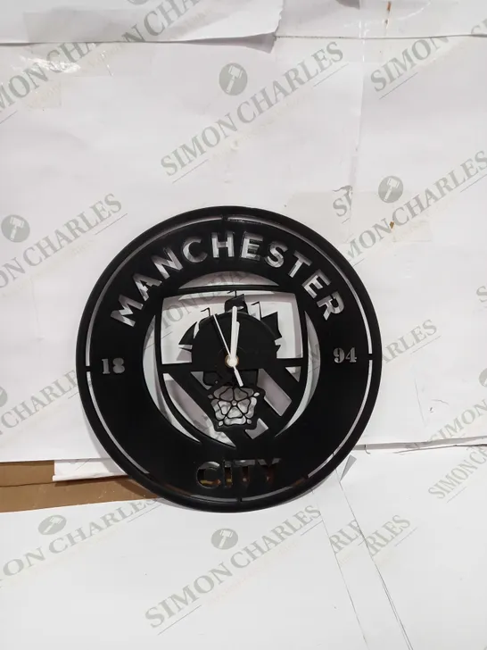 MANCHESTER CITY WALL CLOCK