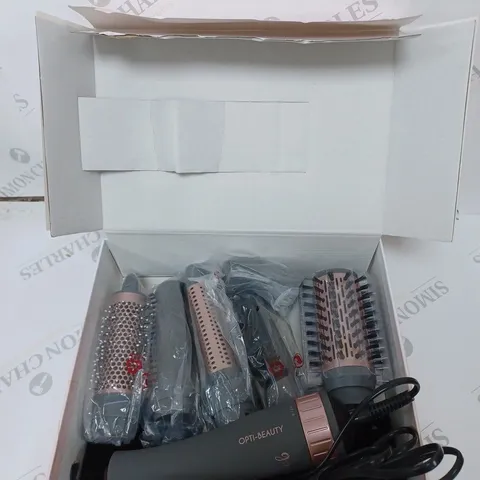 BOXED OPTI-BEAUTY HOT AIR MULTI-STYLER WITH ACCESSORIES 